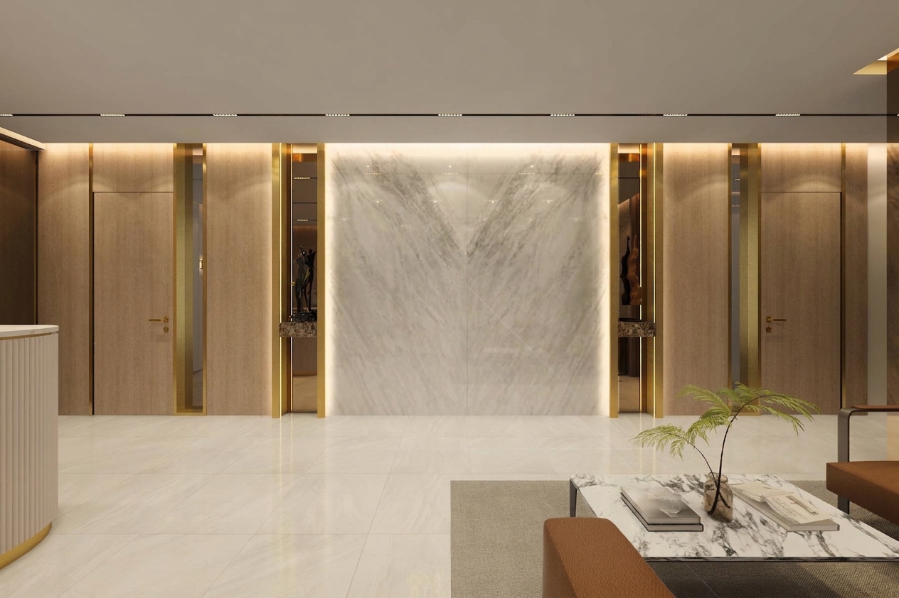 Office project interior at 6 Battery Road, Singapore